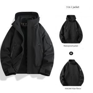 VER4378 OEM ODM Unisex Coated Zipper Waterproof