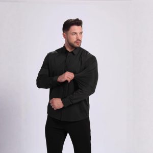 VER4382 Traceless High elastic Casual Woven Men